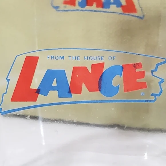 Lance 12" Vintage Store Countertop Display  Glass Large Cracker Jar - Picture 2 of 12